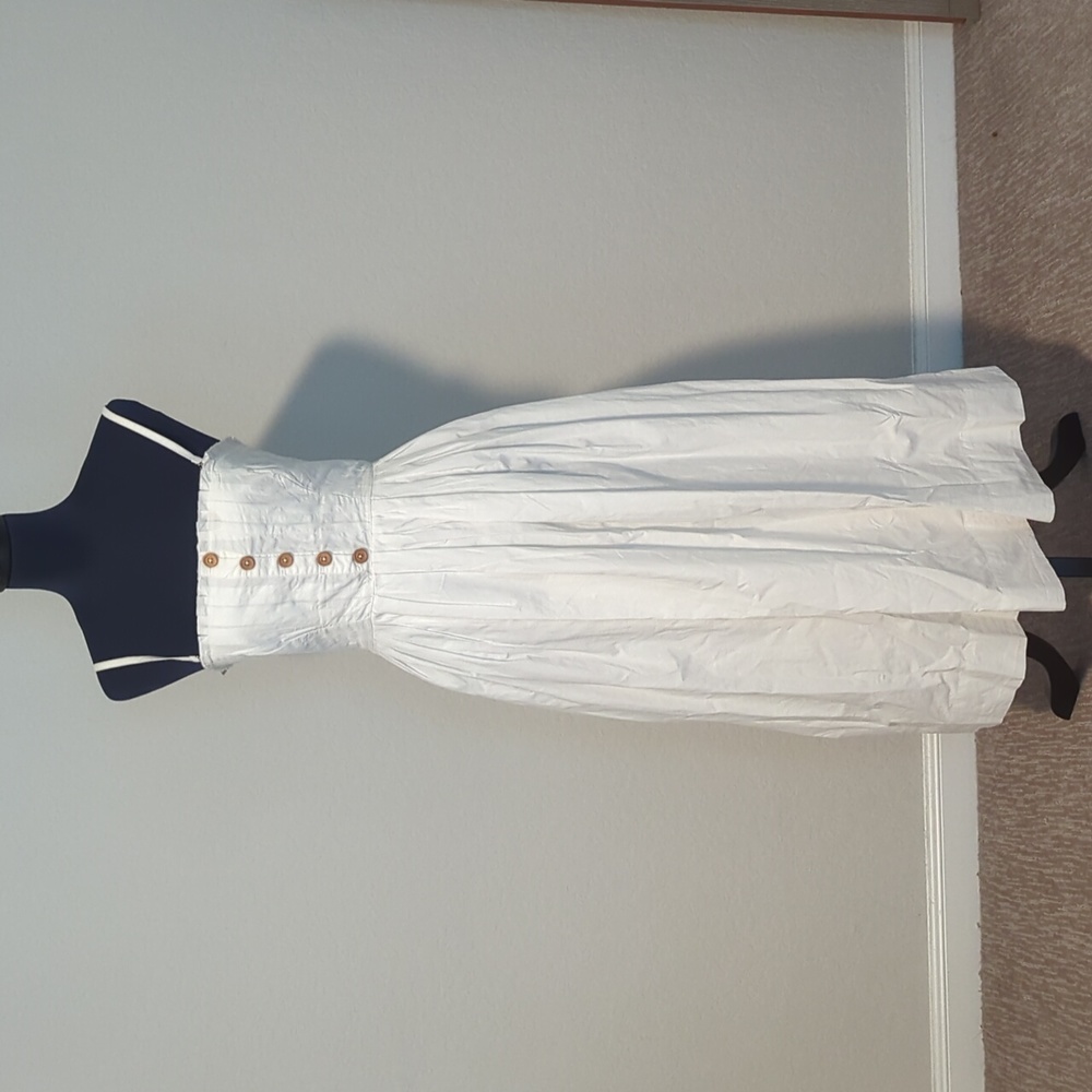 Free People white maxi dress